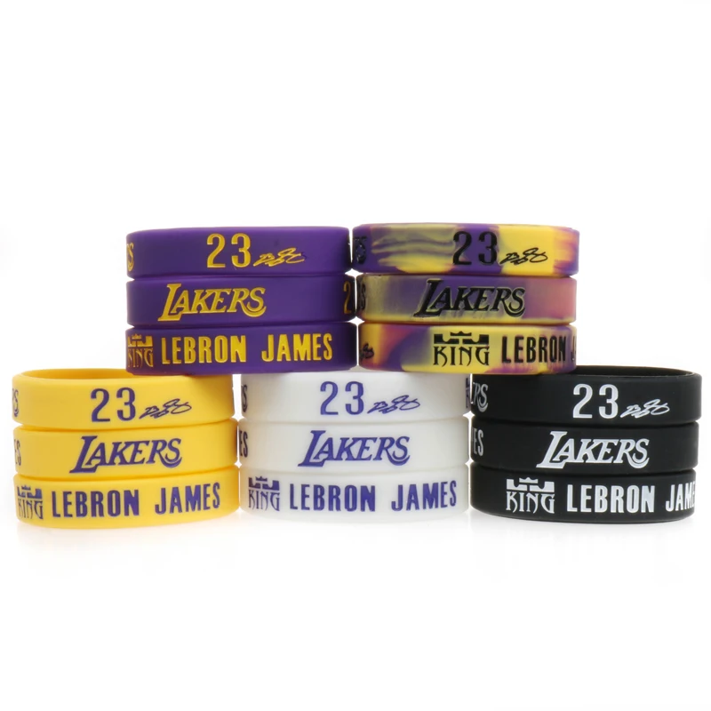 Rubber MensBracelets LA James Basketball I Promise Sports Silicone Wristband Adjustable Bracelet | Украшения и аксессуары