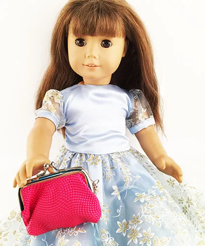Популярные КРАСНАЯ рука сумка Для 18 Дюймов American Girl Кукла  Аксессуары Лучший