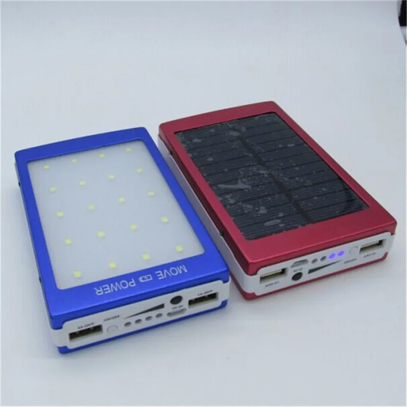 10 шт. внешний аккумулятор на солнечной энергии для кемпинга зарядное устройство