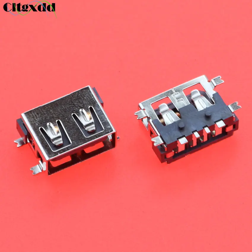 

Cltgxdd 1PCS USB Port 2.0 Type A Female 4 Pin SMT 4 Feet 180 Degree Crimping Charge Plug Socket Jack Connector Wire Adapeter