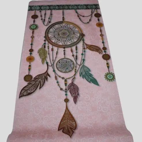 5 мм натуральный резиновый впитывающий пот Аэробика коврик Экологичная замша