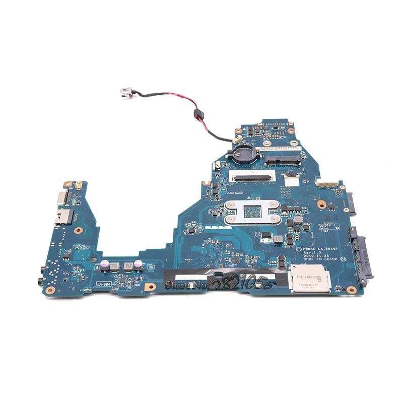 Материнская плата NOKOTION PWWBE материнская для ноутбука Toshiba Satellite C660D K000128540 K000115140 с ЦП
