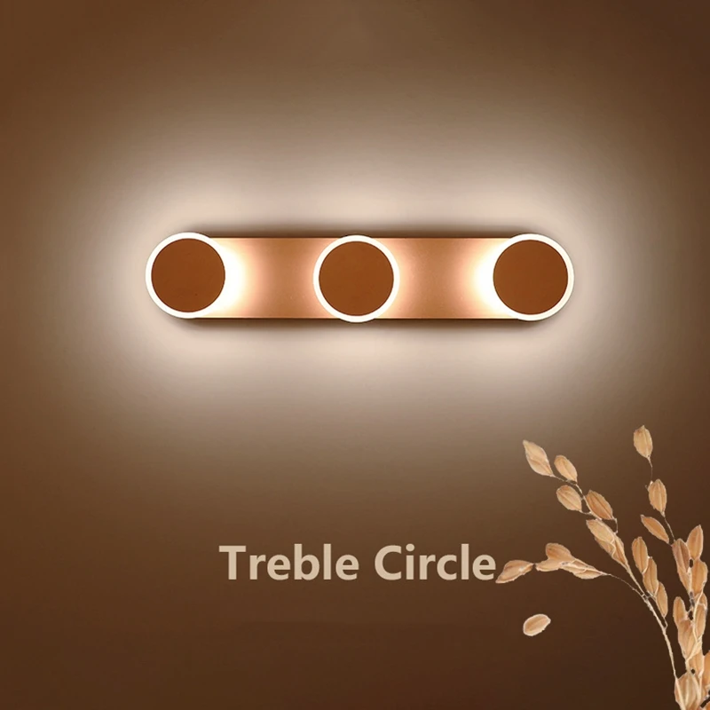 Светодиодный настенный светильник акриловое зеркало передняя лампа