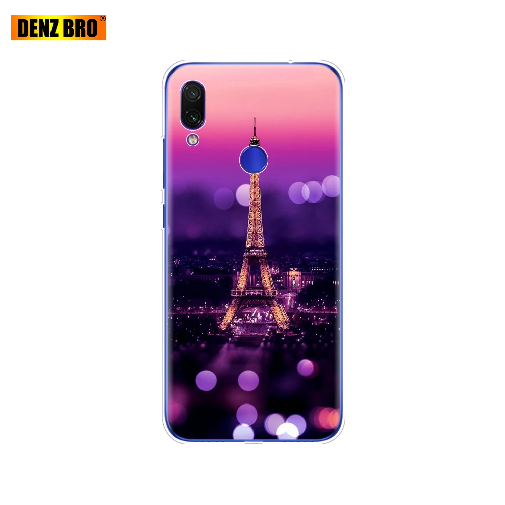 61881 Для Xiaomi Redmi Note 7 силиконовый мягкий ТПУ с рисунком для Xiaomi Redmi NOTE 7 PRO Чехол 6,3 дюймов Funda Coque Redmi Note7 чехол бампер - Цвет: 61881