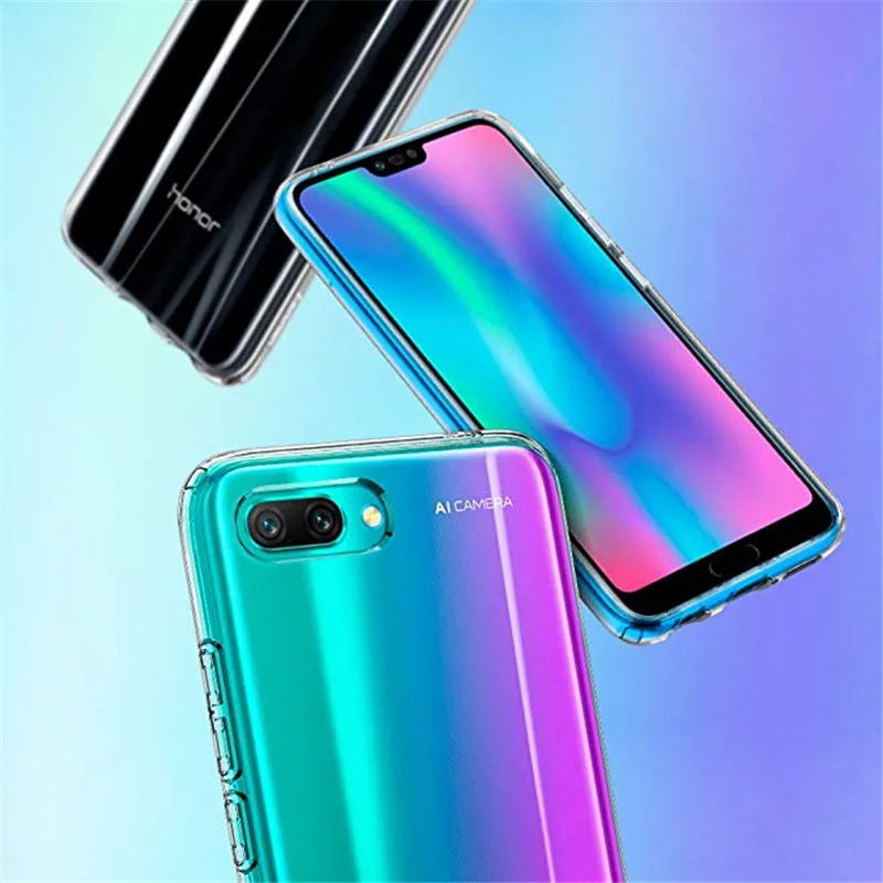 Мягкий прозрачный ТПУ силиконовый чехол для Huawei Honor 10 COL-AL00 COL-L29 задняя крышка 5 84