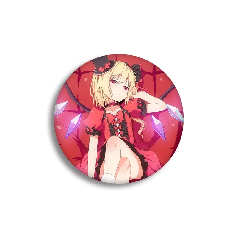 Аниме Touhou проект значок косплея японский мультфильм проект Shrine Maiden металлическая фигурка Konpaku Youmu броши на булавке