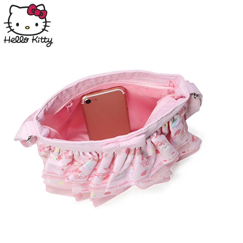Hello kitty Kawaii мультфильм розовый сумка ручной работы прекрасный обувь для девочек