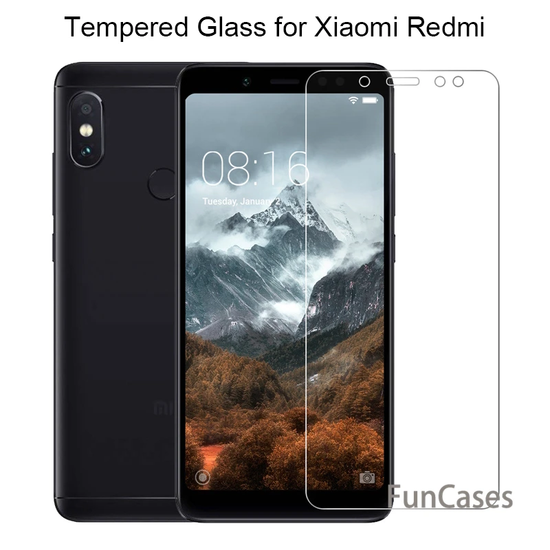 9 H HD закаленное Стекло для Xiaomi mi A2 Lite A1 стеклоплёнка на экран Red Note 4 4X 5A премьер Y1