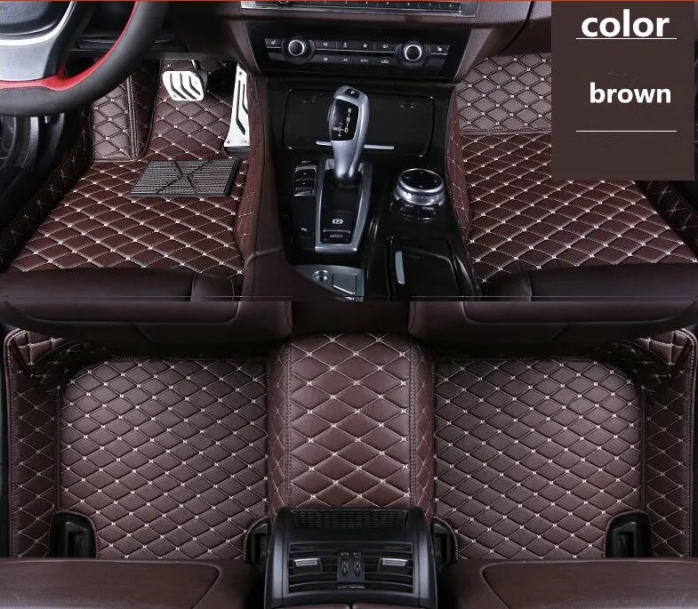 Пользовательские для Volvo xc60 2009-2015 коврики автомобиля кожаные автомобильные