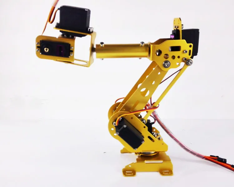 Abb 6DOF робот рука промышленная модель робота металл механическая цветной MG996R