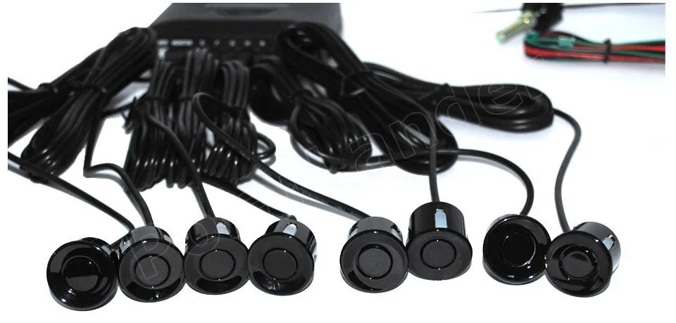 Car auto Parking System Kit LCD Display Monitor 8 Sensors Front And Rear Viewing Backup Reverse 44 colors to choose | Автомобили и