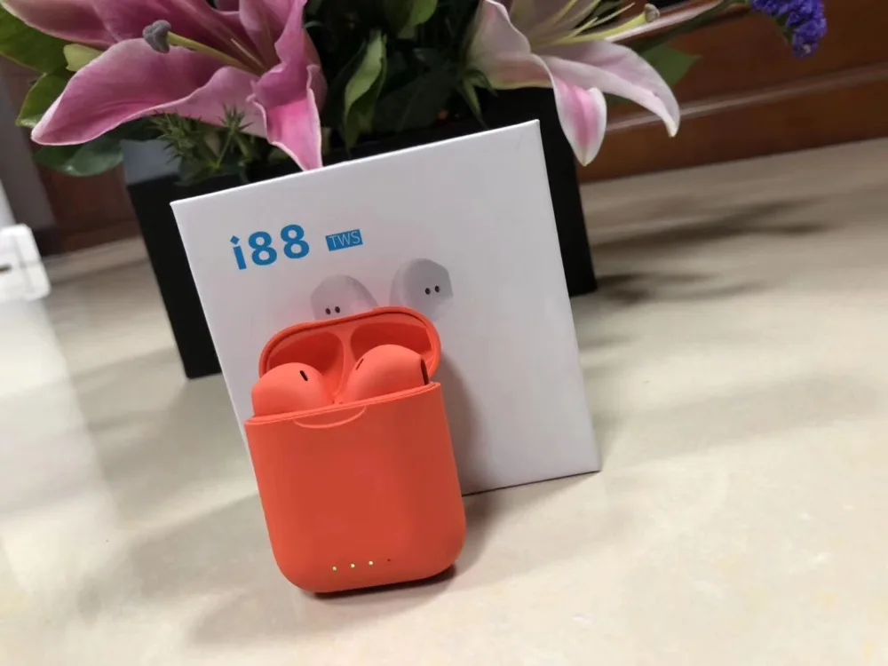2019 Новый i88 TWS беспроводной стерео Bluetooth 5 0 гарнитуры сенсорные наушники не i10 i11 i12