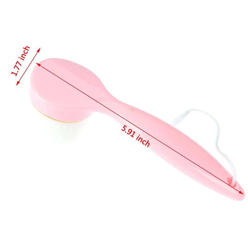 Nylon Face Washing Brush Facial Superfine Fibre Soft Deep Pore Cleansing Massage With Long Handle Beauty Tool | Красота и здоровье