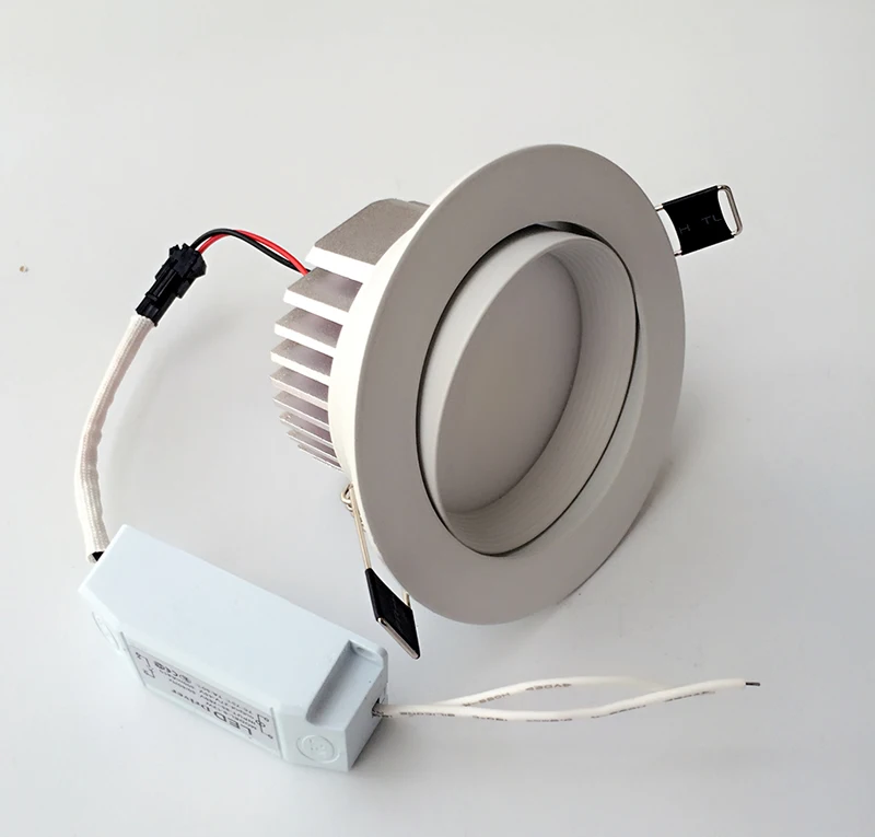 Белый корпус Led Cob светильник 10 Вт 12 с матовым покрытием светодиодный