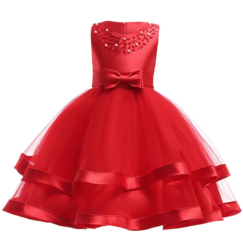 2020 Baby Girl Clothes Kids Dresses For Girls Party Wedding Princess Dress Elegant Children Clothing 2 4 5 7 6 8 10 Years | Детская