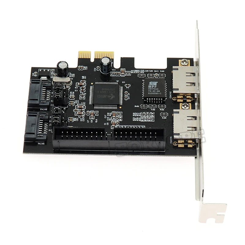 Комбинация 2 порт SATA 0 + IDE/SATA eSATA PCI express контроллер расширения Raid карта pci e|Платы