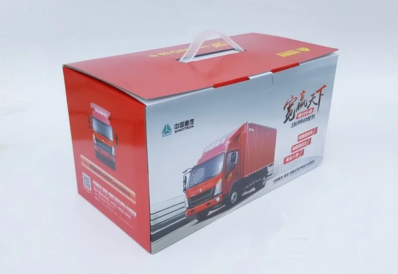Изысканный коллекционный сплав модель подарок 1:24 весы SinoTruk HOWO доставка Ван