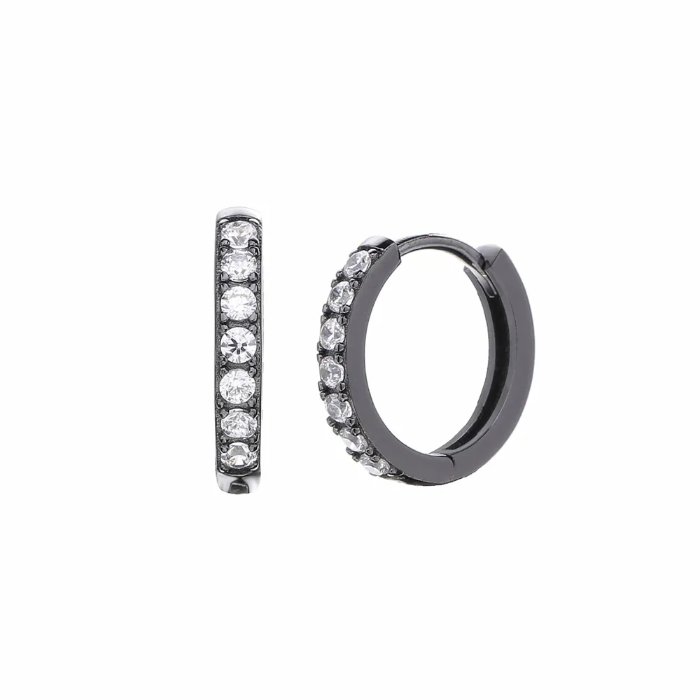 Slovecabin 925 Sterling Silver Gold Hoop Earrings For Women Accessories Round Huggies Pin Big Circle Ear Ring Small Clip Jewelry