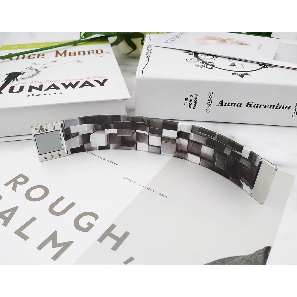 relogio masculino New Creative Paper Watch LED Waterproof Clock Tyvek Paper Strap Digital Watches erkek kol saati