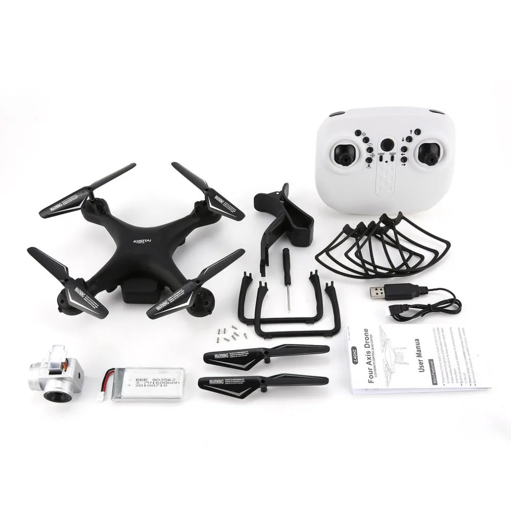 KOOTAI X180 2 4G FPV RC Квадрокоптер Дрон беспилотный с 720 P HD камерой высота удержания