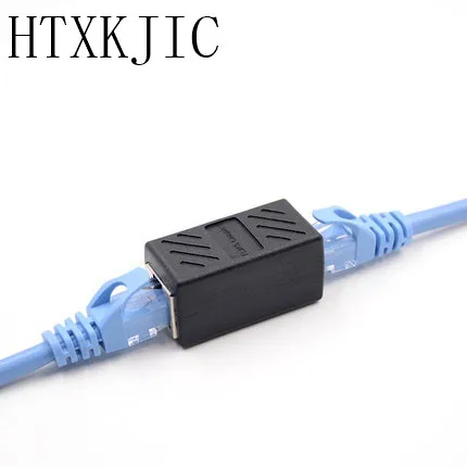 Ethernet-адаптер 10 шт./лот Cat6 8P8C коннектор RJ45 сетевой Удлинительный Кабель-адаптер