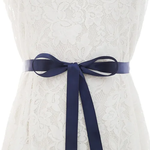 dark blue Rose Gold Belt Diamond Flower Belts Bridal Sash Crystal Belt Rhinestone Wedding Belt For Wedding Dresses SD134BRG - Цвет: dark blue