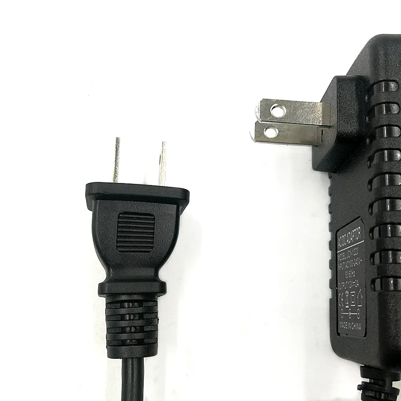 US plug Светодиодный Питание адаптер DC5V/DC12V/DC24V 1A 2A 3A 5A 7A 8A 10A для 5V 12V 24V светодиодный полосы лампы освещения светодиодный Мощность драйвер штепсельной вилки - Цвет: US plug