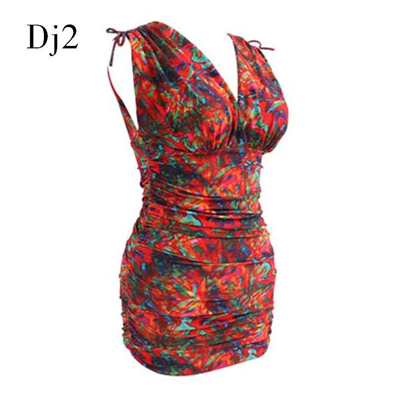 Брендовая винтажная женская летняя юбка с оборками и цифровой печатью купальник