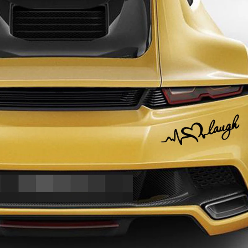 

19*5.3cm Laugh Lady Driven Kiss Woman Girl JDM Car Vinyl Sticker Decal Motorcycle SUVs Bumper Vinyl Decals