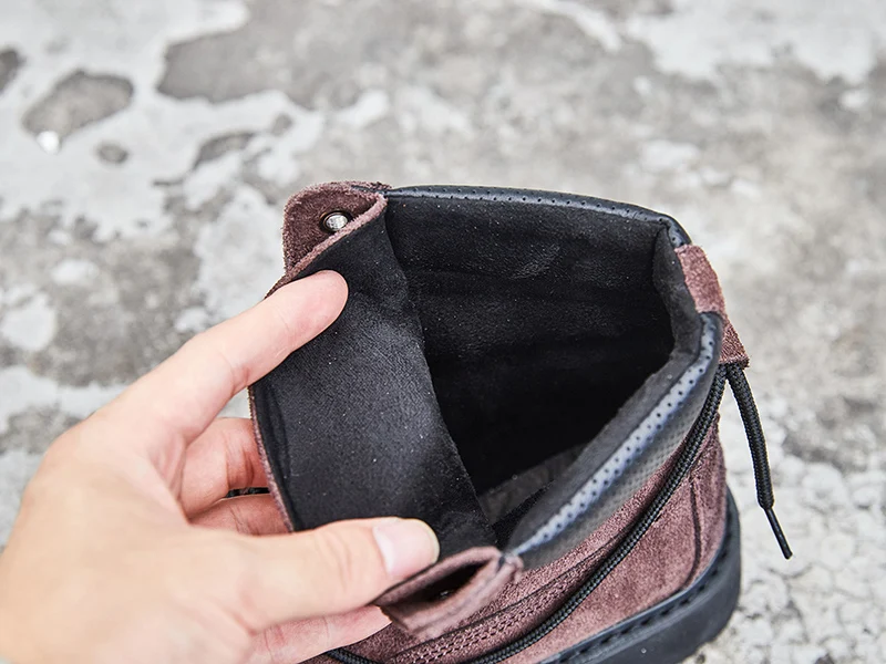 Новое поступление из коровьей замши зимние Для женщин сапоги Водонепроницаемые