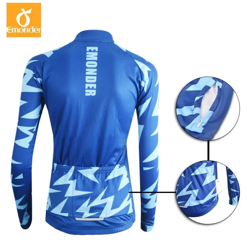 EMONDER Man Women 2019 Pro Cycling Jersey Autumn and winter MTB Bike Wear Bicycle Clothing Mountaineering camping | Спорт и