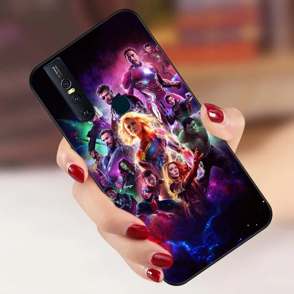 12 WEBBEDEPP Мстители завершающей ТПУ чехол для vivo Y17 Y53 Y55s Y67 Y75 Y81s Y85 Y89 Y91 Y91C Y95 Y93 V5s V7 V9 - Цвет: 12