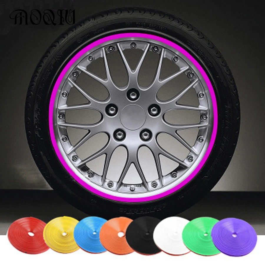 Новинка 9 цветов 8 метров универсальный автомобильный обод сплав защита свода