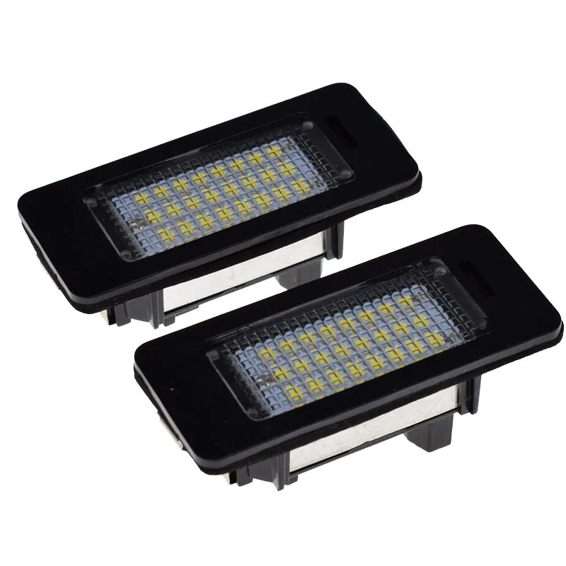 1 пара носков с 24 светодиодный 3528 SMD Подсветка регистрационного номера лампы для