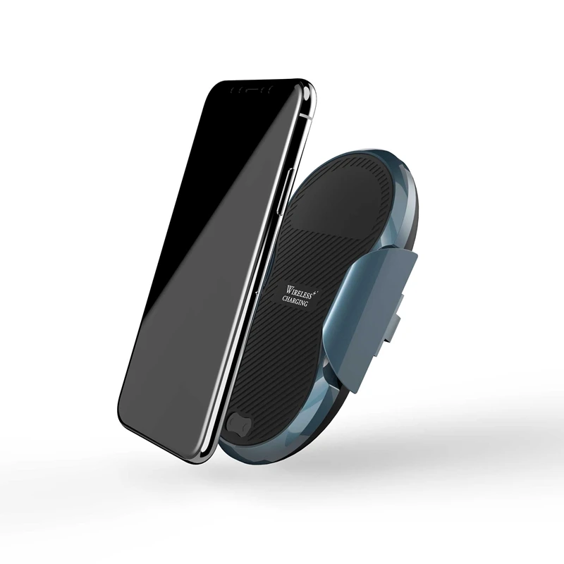 Автомобильное крепление Qi Беспроводное зарядное устройство для iPhone X 8 Plus Беспроводная вспышка зарядка 10 Вт Быстрая зарядка Автомобильный держатель Подставка для samsung S9 S8 Max