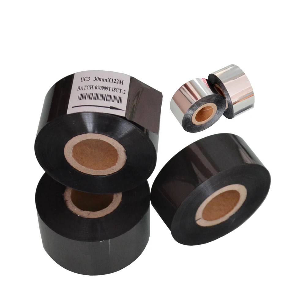 

Black Width 35mm length 122m ink roll ribbon for packing bags