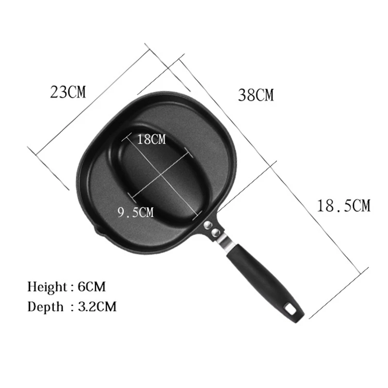 2019 новейшая сковородка для омлета в японском стиле сковорода из алюминиевого