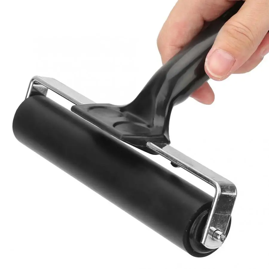 15 см из мягкой резины профессионального Brayer резиновый ролик искусство живописи