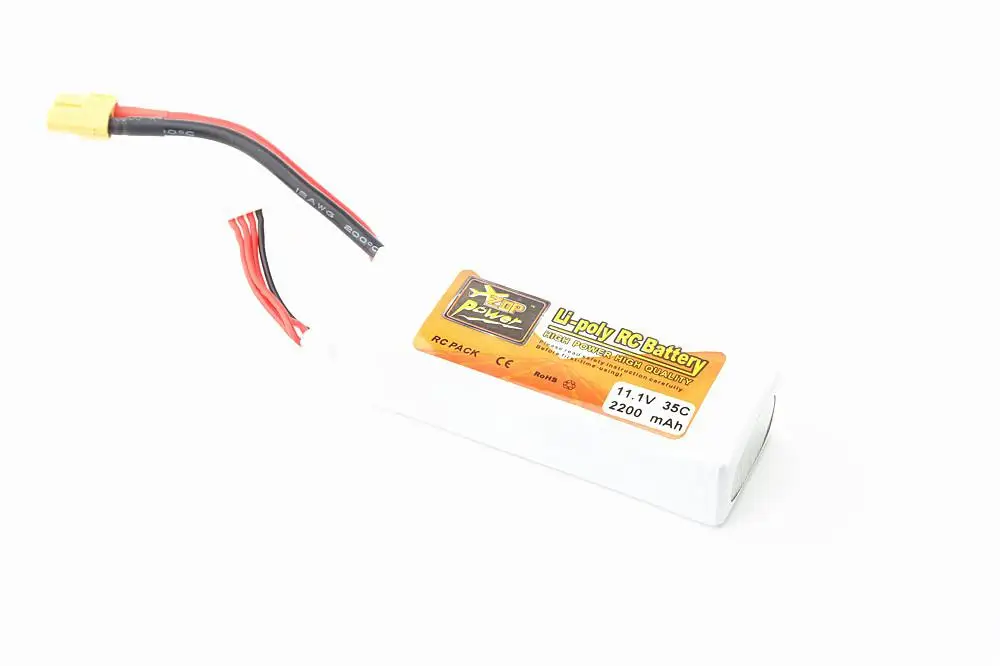 LeadingStar ZOP Power 11 1 В 2200 мАч 35C 3S 3S1P Lipo Battery XT60 Plug перезаряжаемый для радиоуправляемых