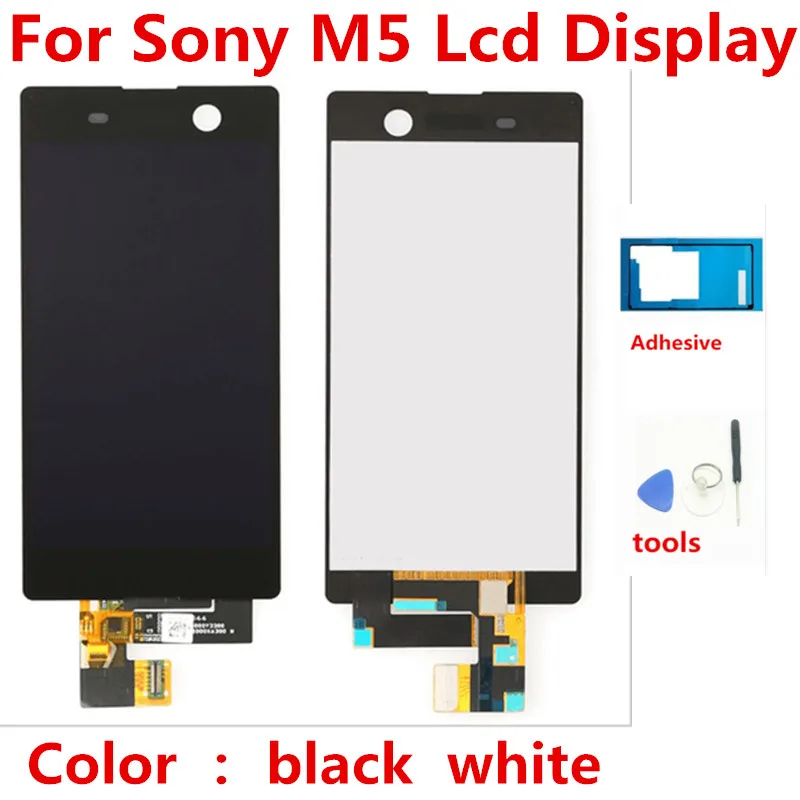 Для sony Xperia M5 ЖК-дисплей+ сенсорный экран+ рамка дигитайзер сборка E5603 E5606 E5653 для sony M5 ЖК Запасные части