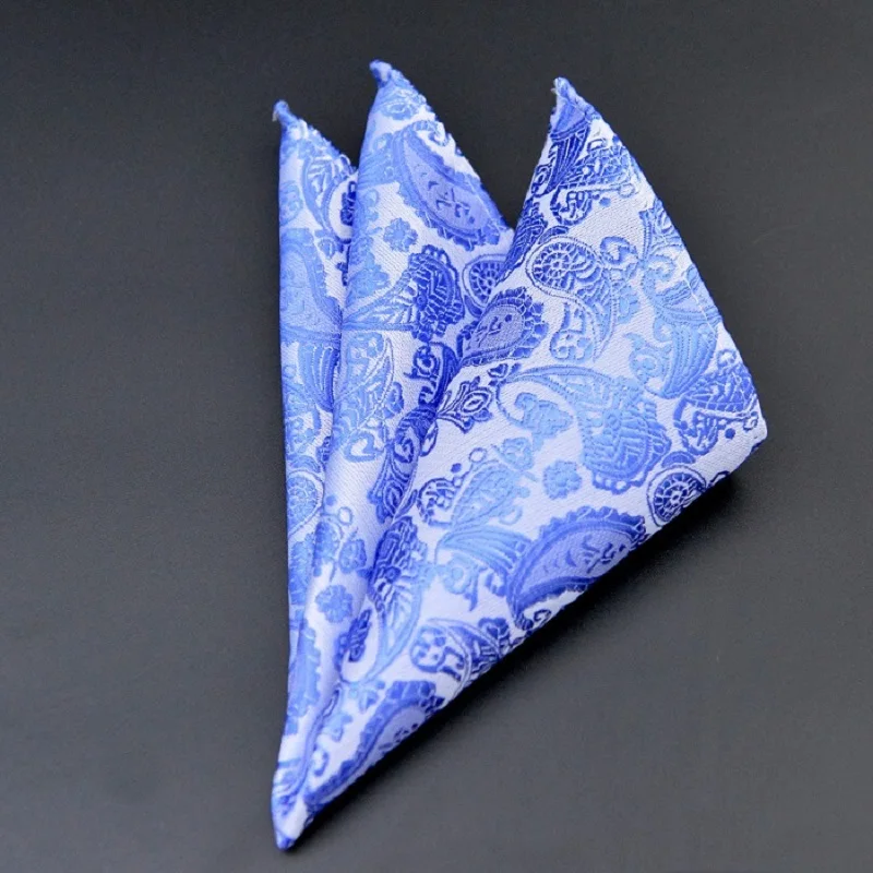 Высокое качество Hanky шарфы 100% хлопок плед Hankies мужские карманные квадратные