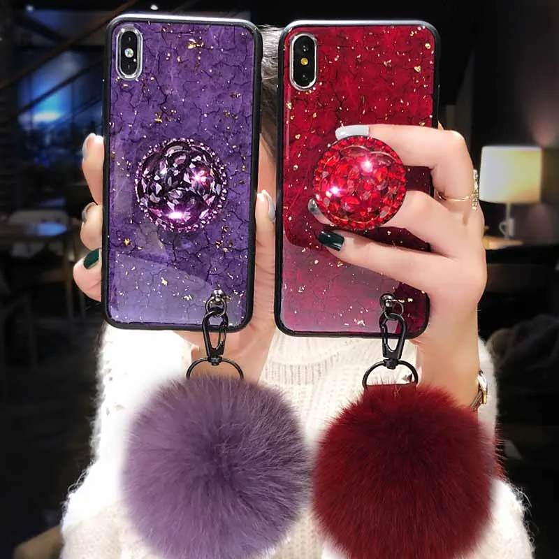 Zxtrby hairly браслет чехол для iPhone X 10 7 8 6 S PLus XR XS Max Мягкие TPU Мрамор Задняя Крышка