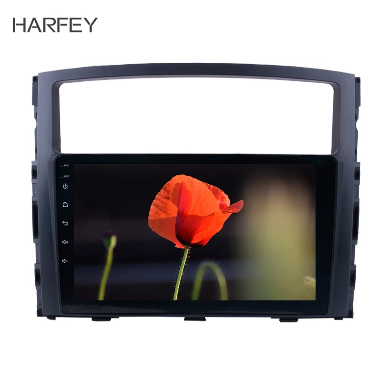 Harfey 9 &quotGPS навигация Android 8 1/9 0 2Din автомобильное радио для Mitsubishi PAJERO V97/V93 2006-2013