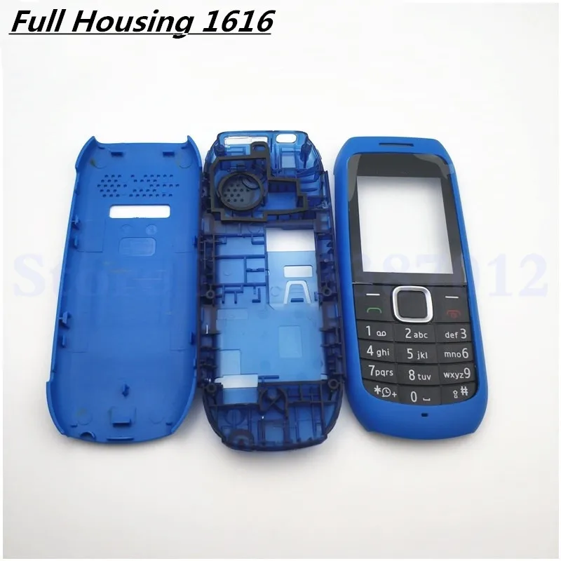 for nokia 1616 replacement parts high quality new full complete mobile phone housing cover case free global shipping