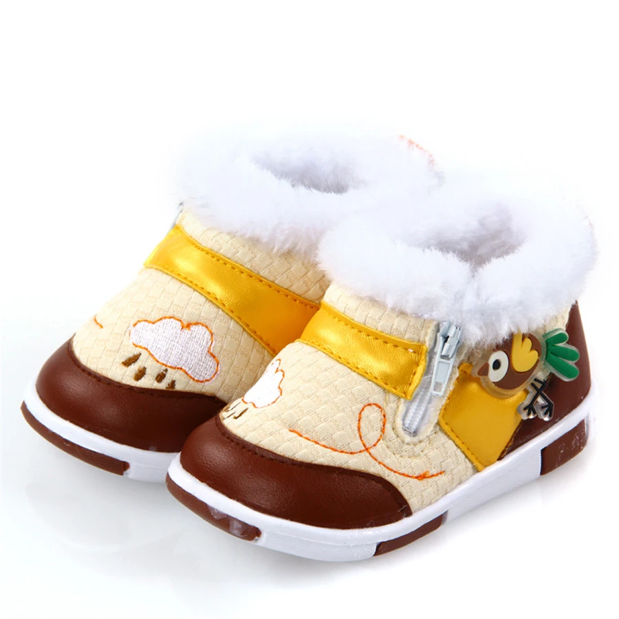 Winter Baby Warm Sneakers Girl Newborn Boy Zapatillas Light Designer Kids Cute First Walker Anti Slip Footwear 701932 |