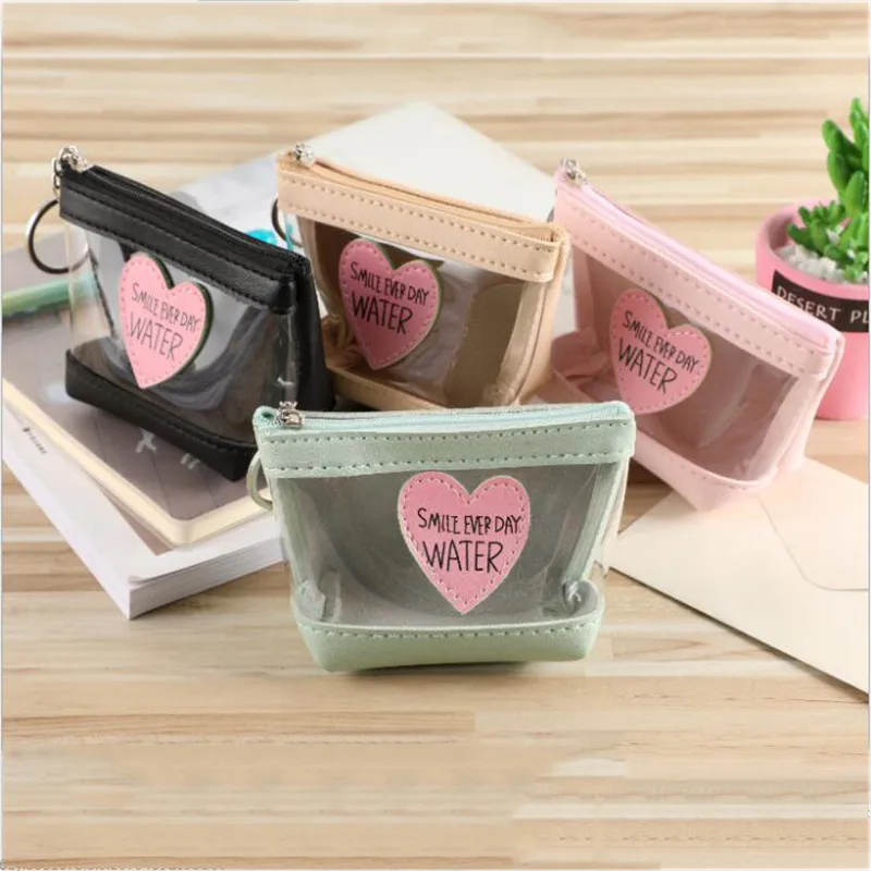 Прозрачная сумочка для монет Sweet Jelly сумка хранения помады мини кошелек девочек