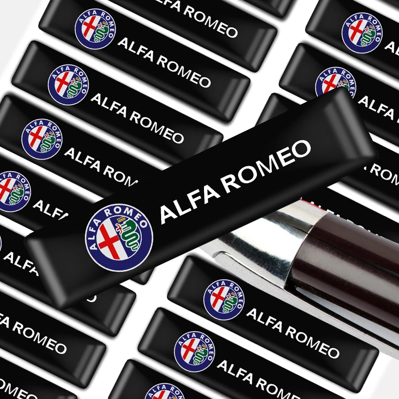 10 шт. стильные защитные наклейки для бара декоративный значок ALFA ROMEO Mito 147 156 159 166