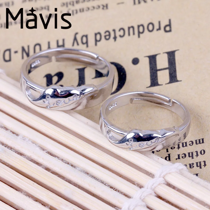 Мэвис Jewels Напряжение Установка Lover Кольца для Для мужчин женщин серебро 925