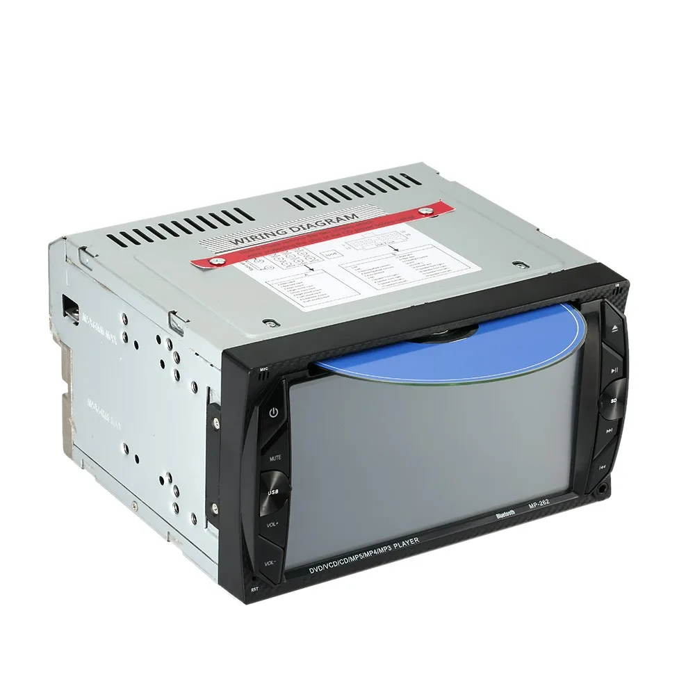 6.2 Дюймов Универсальный 2 Din Автомобильный DVD/USB/SD/VCDMP5/MP4/Mp3-плеер Handfree Bluetooth FM/AM Радио