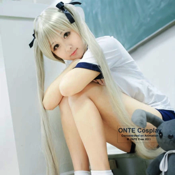 

Костюмы для косплея Yosuga no Sora Kasugano, гимнастическая одежда, женский костюм, необычные футболки с нижним бельем для Хэллоуина